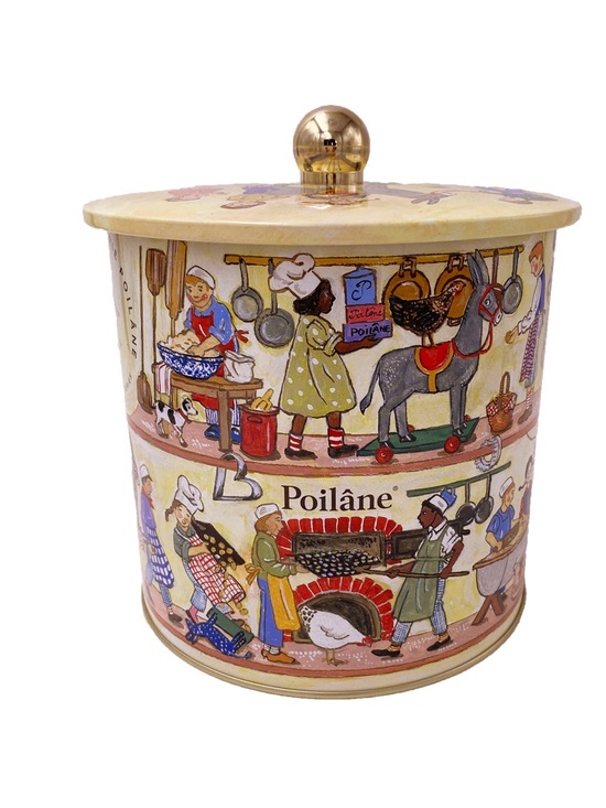 Poilane Other - Poilâne Paris French Biscuit Tin Canister Set of 2 Made in France Massilly